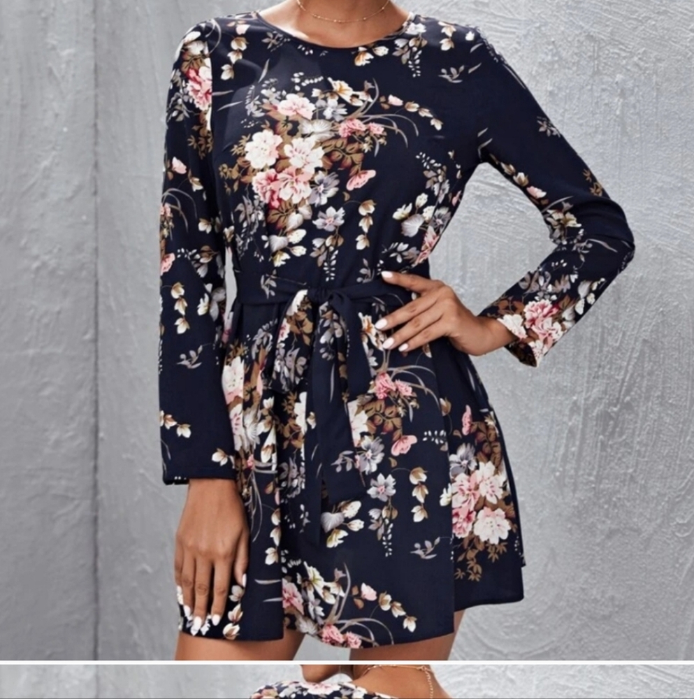 Clearance Floral Soft Dress
